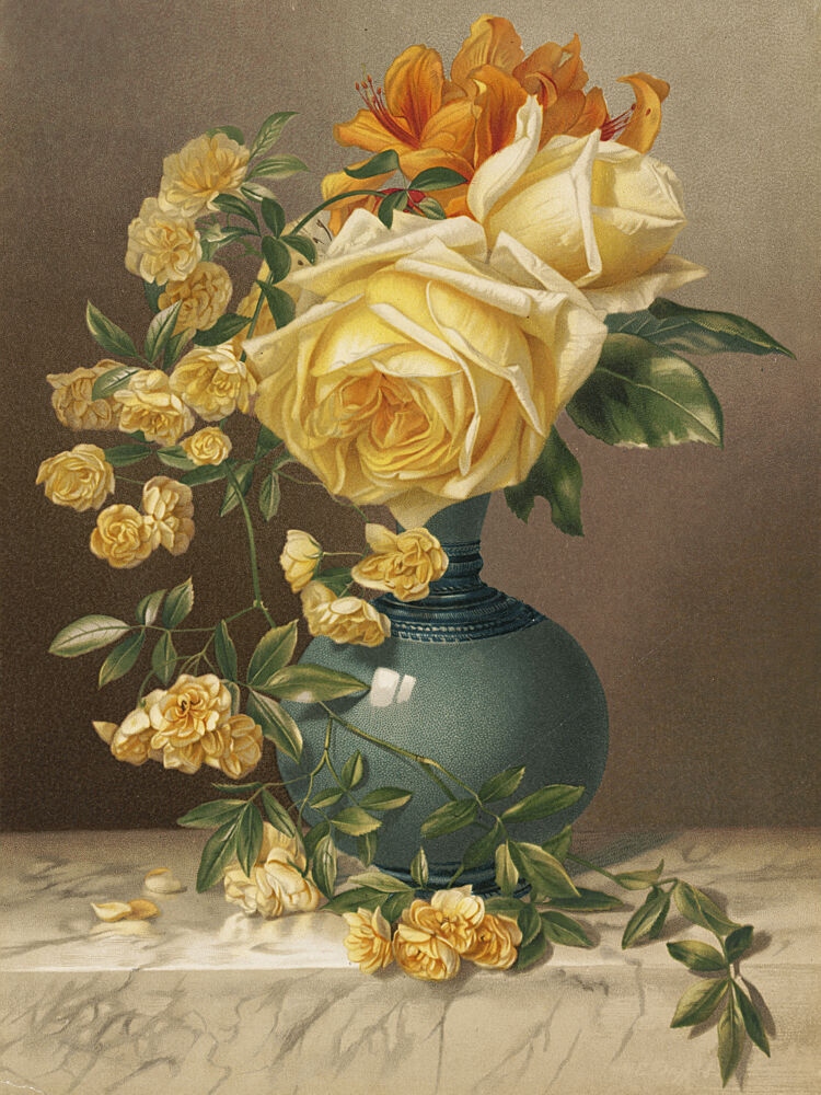 Marchal Niel Roses art print by William Duffield for $57.95 CAD