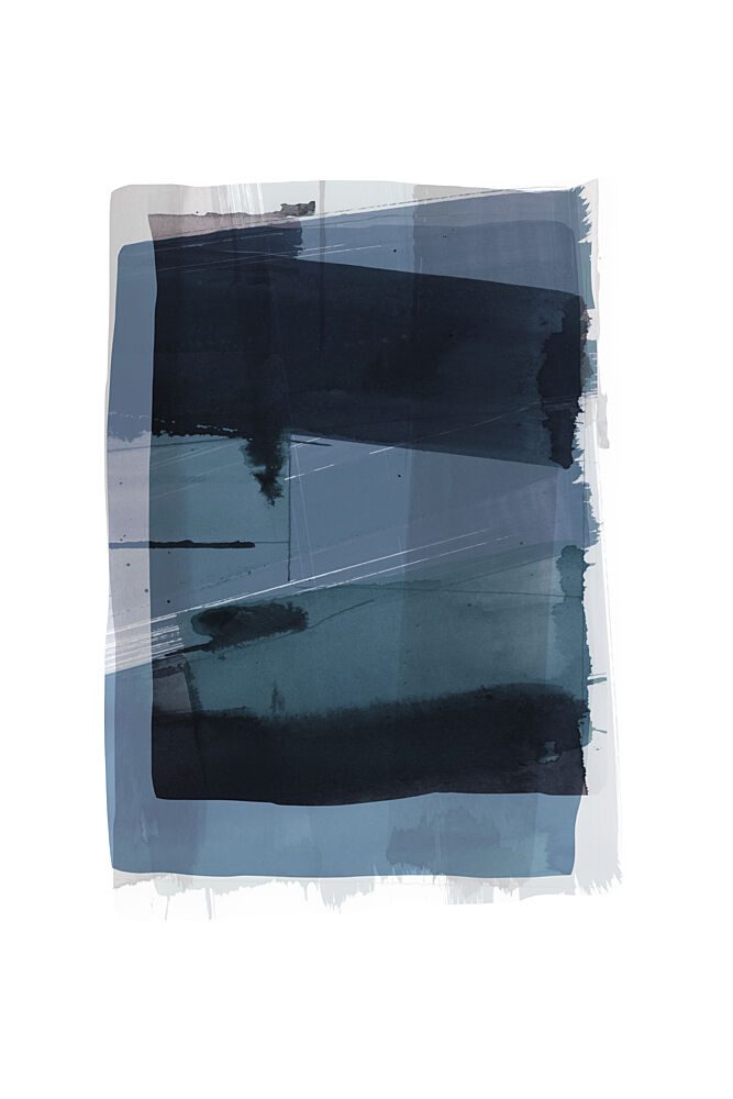 Deep Blue Abstraction art print by Cartissi for $57.95 CAD