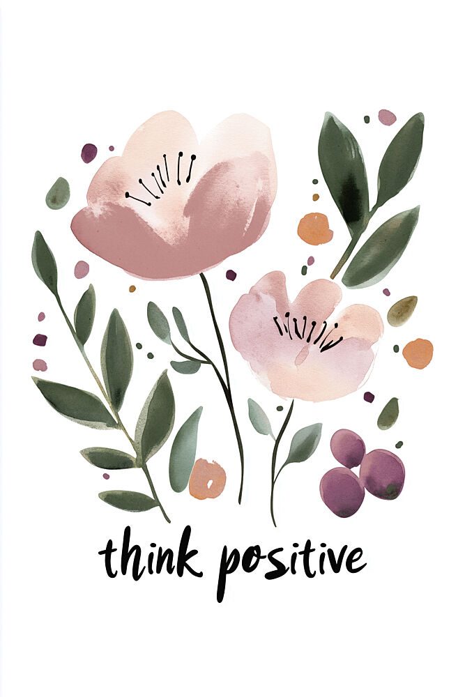 Thinkpositiven03 art print by Treechild for $57.95 CAD