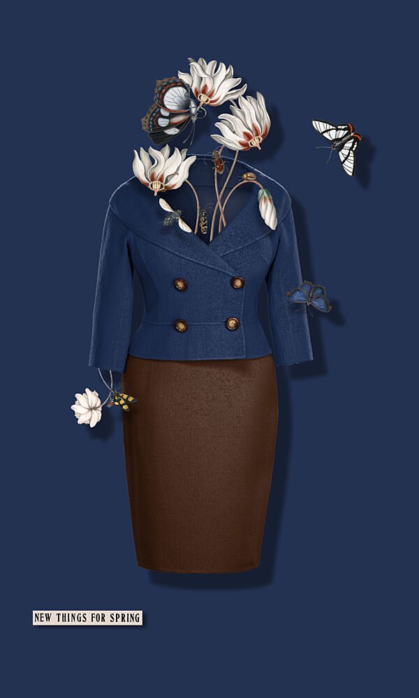 Spring Fashion Blooms art print by Marja van den Hurk for $57.95 CAD