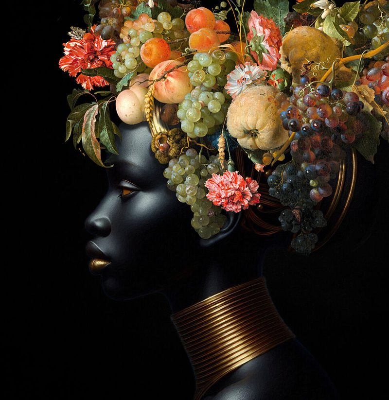 Regal Fruit Portrait art print by Marja van den Hurk for $57.95 CAD