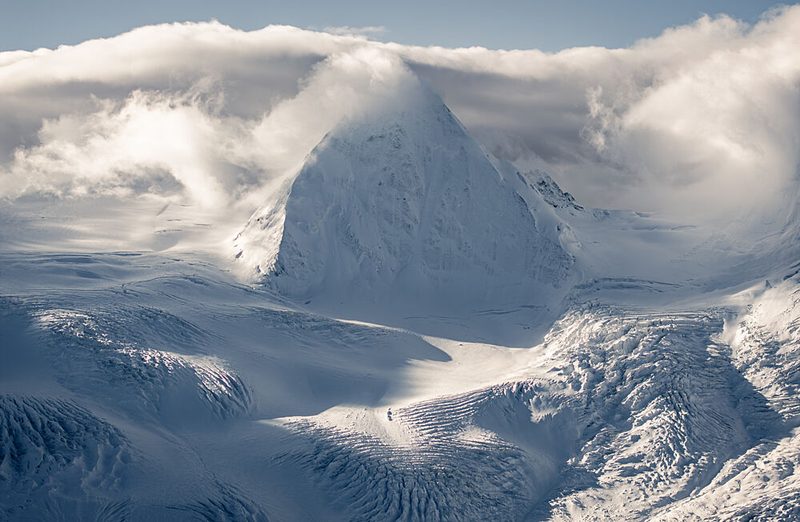 Snowy Mountain Glacier art print by WangPeng for $57.95 CAD