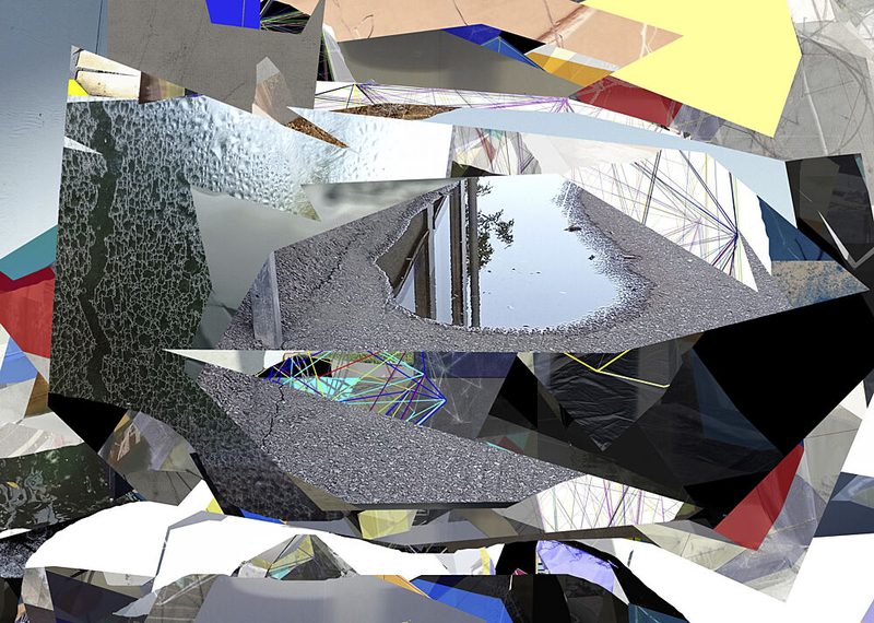 Fragmented Urban Reflection art print by Stefan Fransson for $57.95 CAD