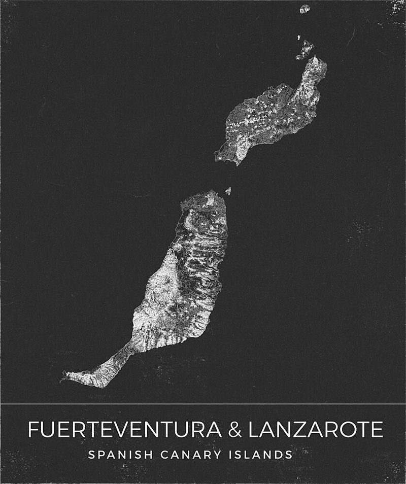 Fuerteventura and Lanzarote art print by Nicholas for $57.95 CAD