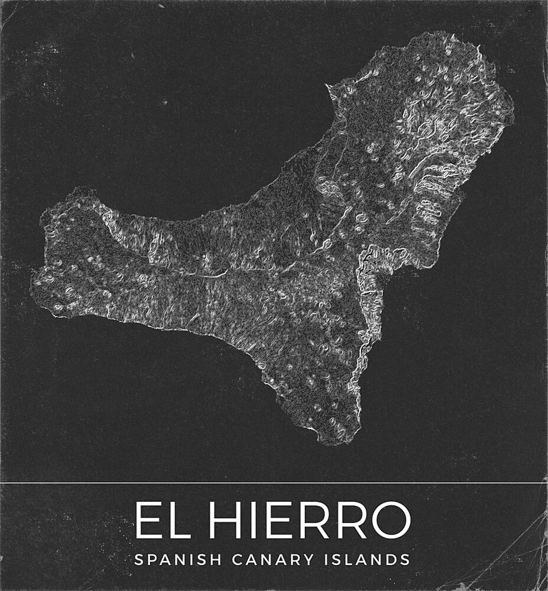 Abstract El Hierro Island art print by Nicholas for $57.95 CAD