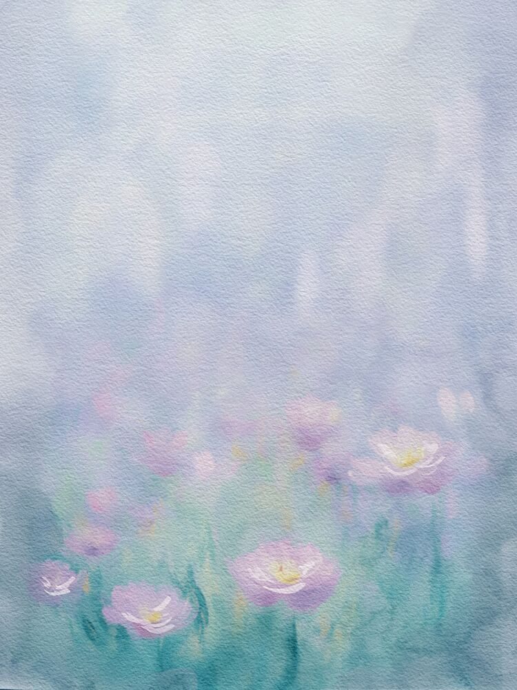 Dreamy Pastel Flowers art print by Mathieu for $57.95 CAD