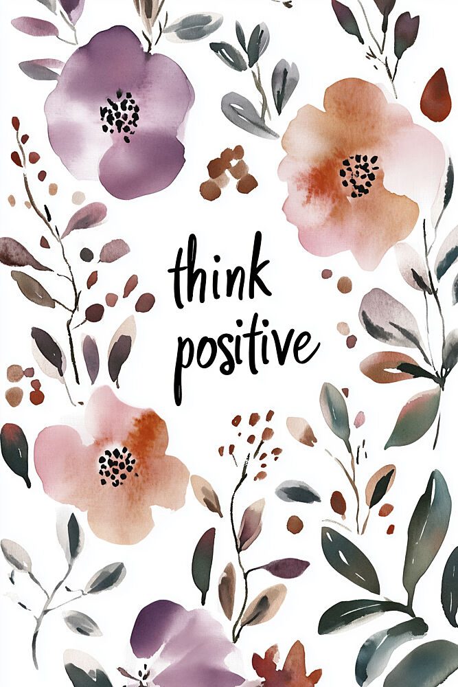Thinkpositiveno02 art print by Treechild for $57.95 CAD