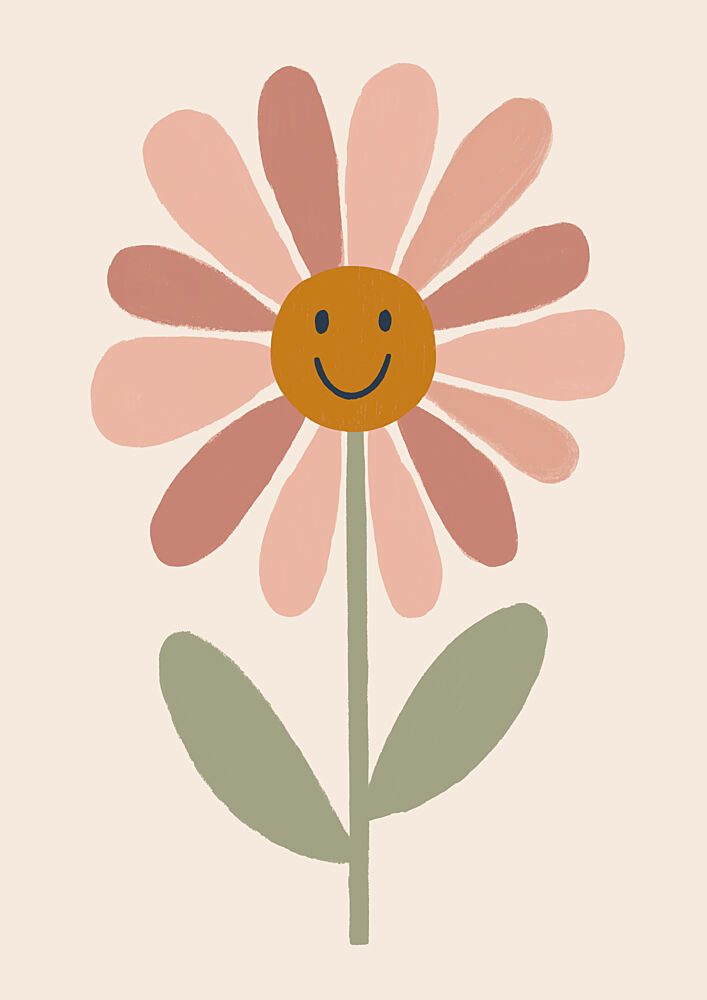Happyflower art print by Treechild for $57.95 CAD