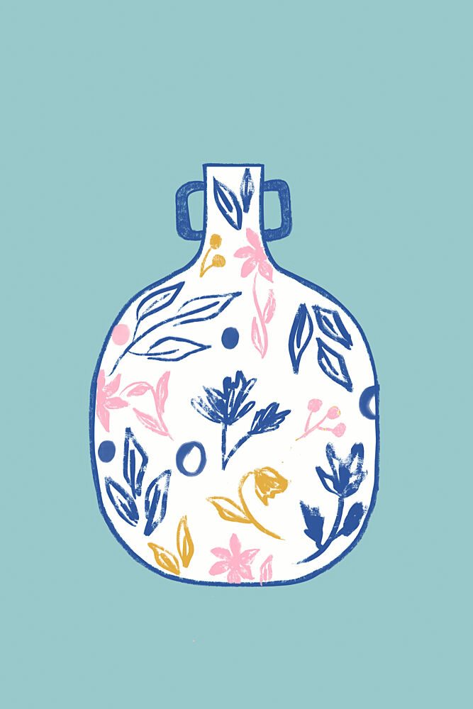 Floralvase art print by Treechild for $57.95 CAD
