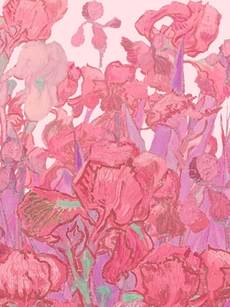 Vibrant Pink Irises art print by Mathieu for $57.95 CAD