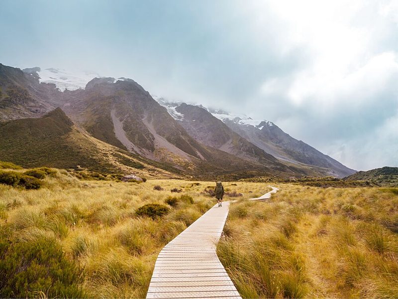 Vast Mountain Trail art print by Mathieu for $57.95 CAD