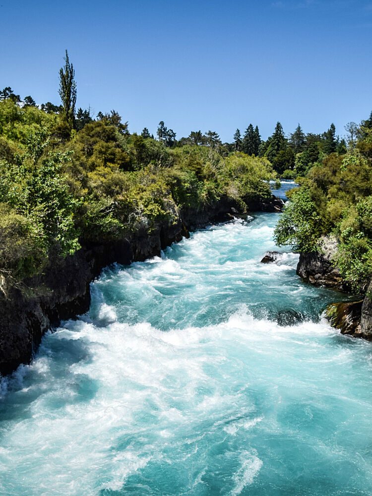 Rushing Turquoise River art print by Mathieu for $57.95 CAD