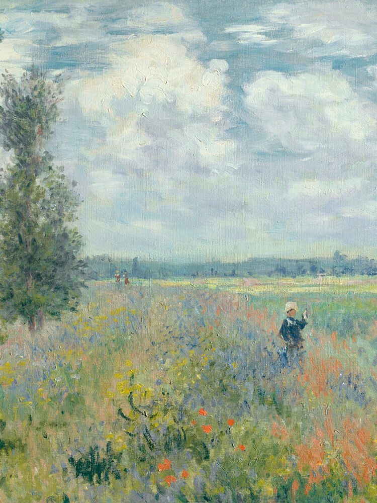 Child in a Flower Field art print by Mathieu for $57.95 CAD
