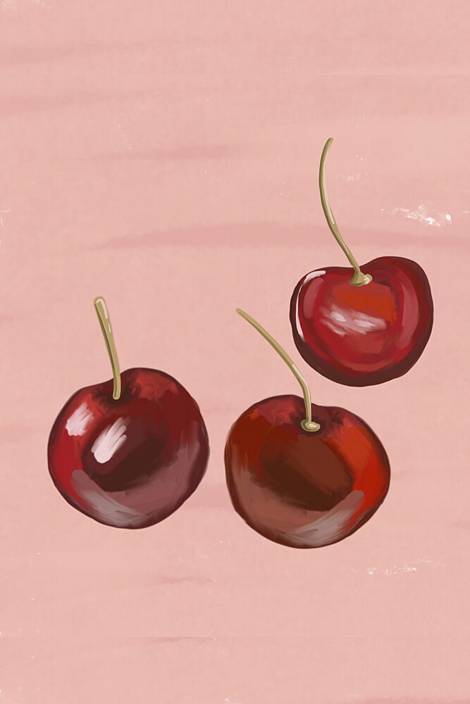 Freshcherrys art print by Treechild for $57.95 CAD