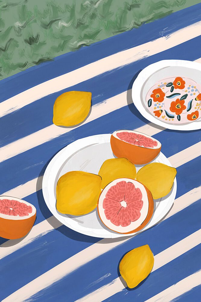 Fruitypicnic art print by Treechild for $57.95 CAD