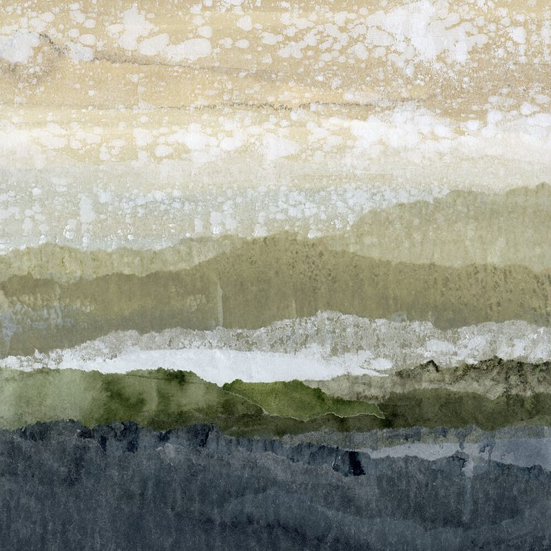 Layered Mountain Landscape art print by Lara Eckerman for $57.95 CAD