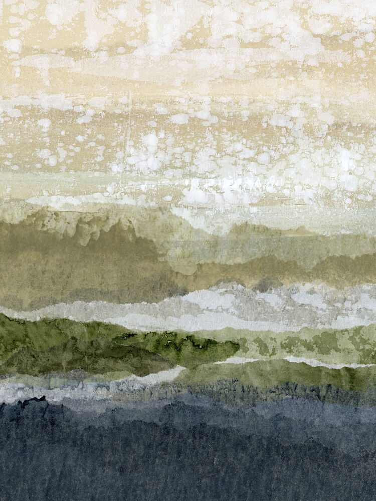 Serene Layered Landscape art print by Lara Eckerman for $57.95 CAD