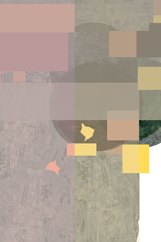 Muted Geometric Layers art print by Cartissi for $57.95 CAD