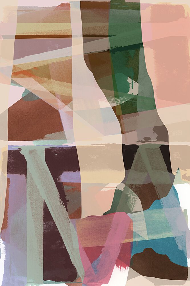 Earthy Abstract Layers art print by Cartissi for $57.95 CAD