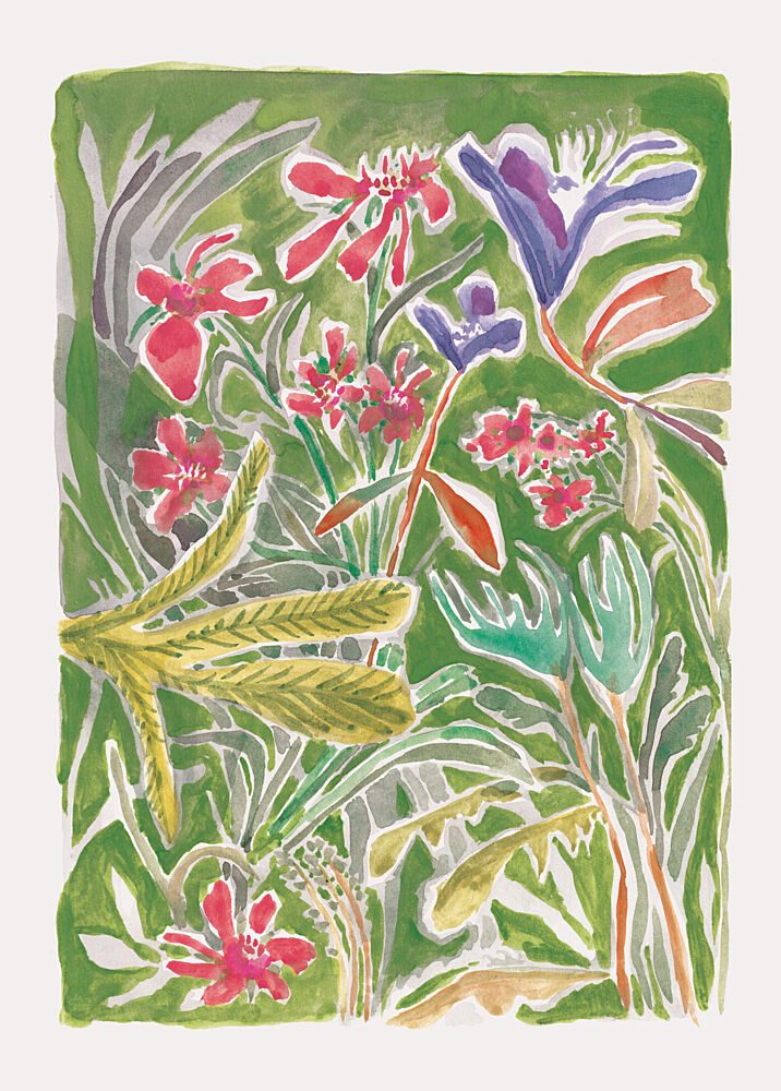 Vibrant Wild Garden art print by Catalina Somolinos for $57.95 CAD
