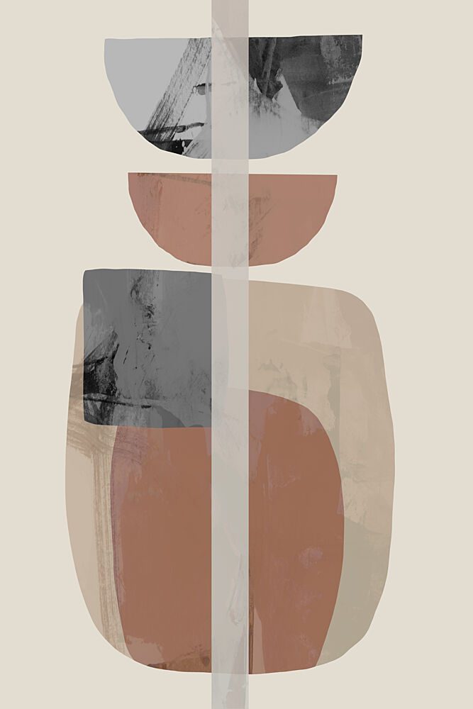 Balanced Terracotta Stack art print by Cartissi for $57.95 CAD