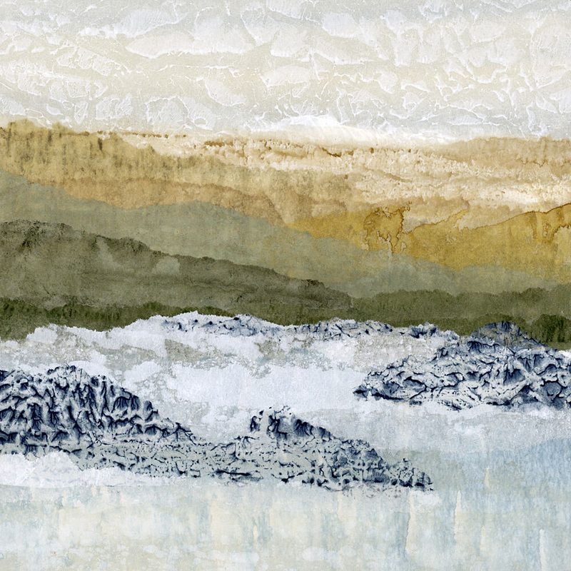 Abstract Mountain Layers art print by Lara Eckerman for $57.95 CAD