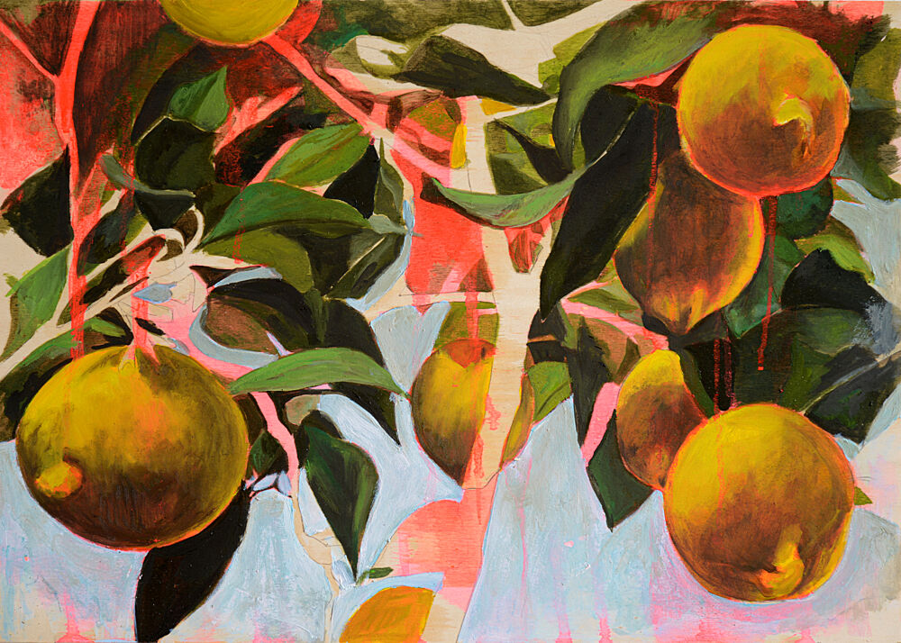 Vibrant Lemon Tree art print by David Diehl for $57.95 CAD