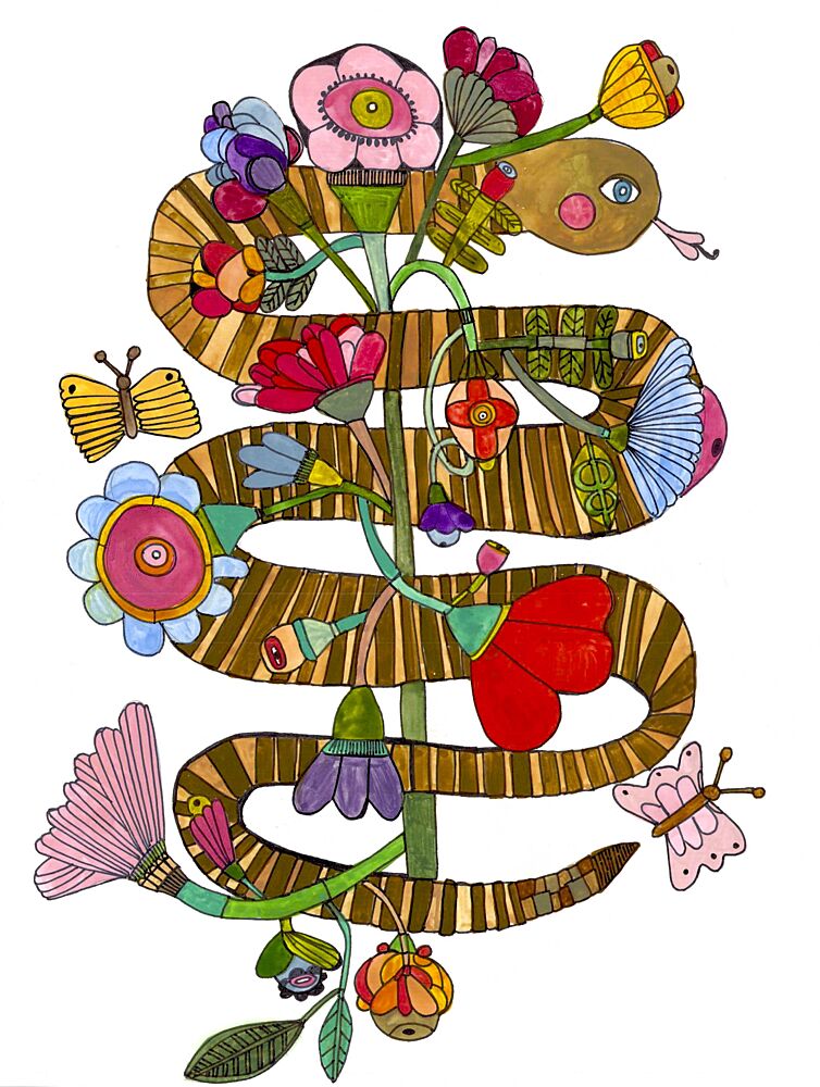 Snake Spirit art print by Sharon Nullmeyer for $57.95 CAD