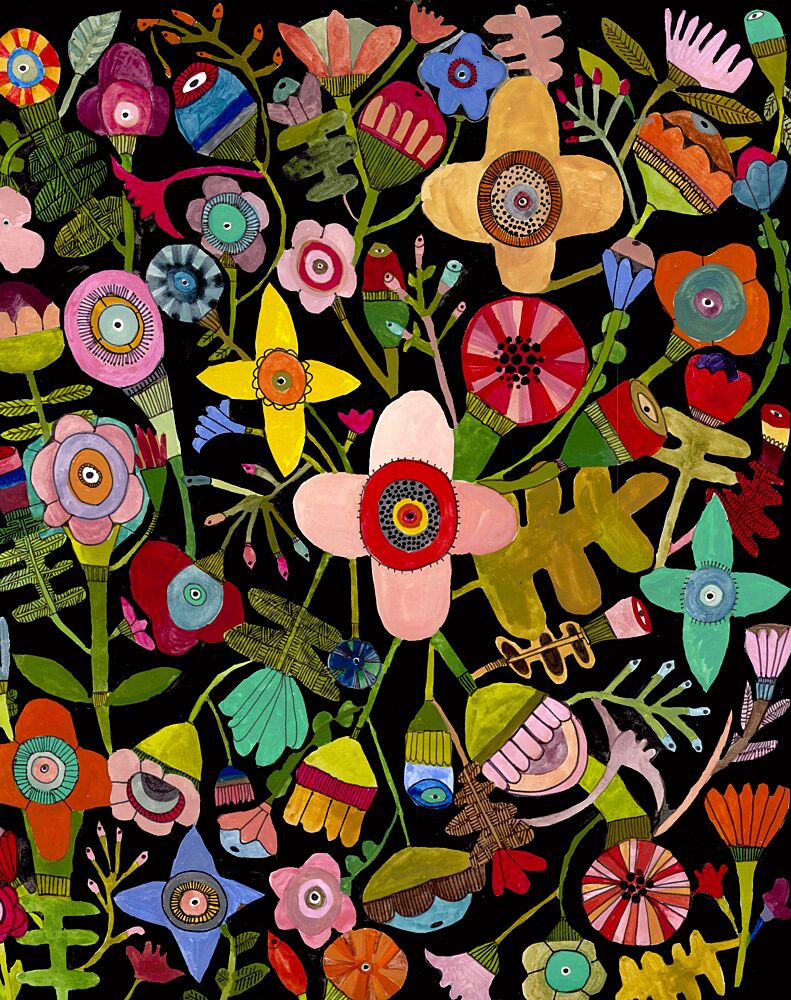 Floral Jungle art print by Sharon Nullmeyer for $57.95 CAD