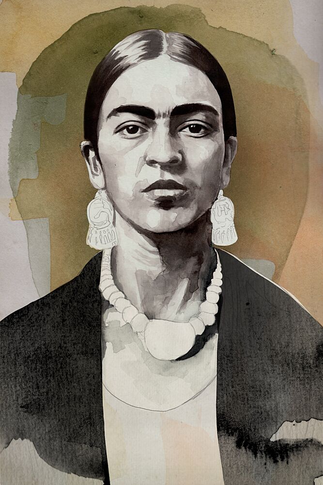 Iconic Woman Portrait art print by David Diehl for $57.95 CAD