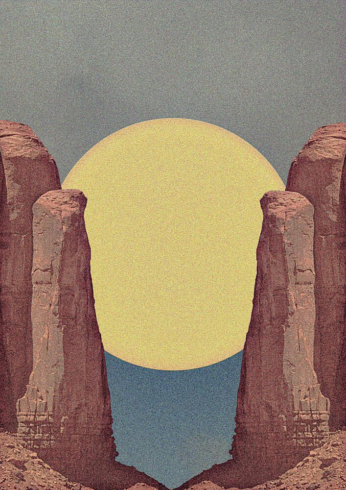 Majestic Desert Sun art print by Jonatan Appelfeldt for $57.95 CAD