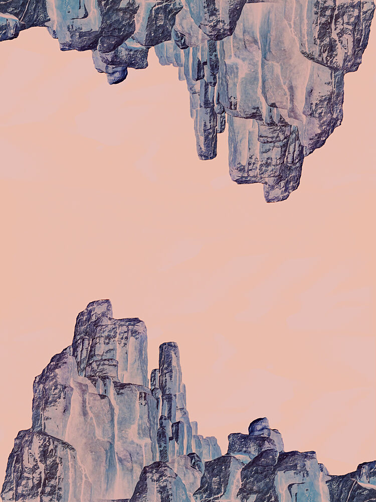 Ethereal Pastel Peaks art print by Jonatan Appelfeldt for $57.95 CAD