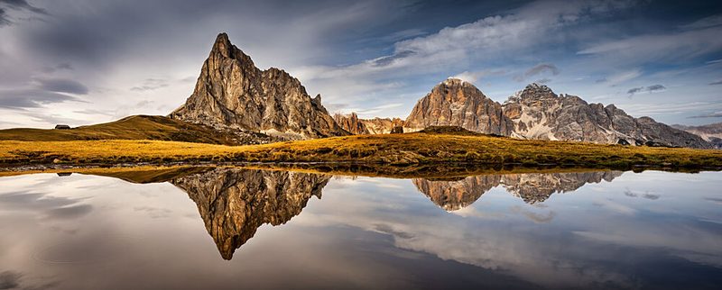 Majestic Mountain Reflection art print by Dieter Weck for $57.95 CAD
