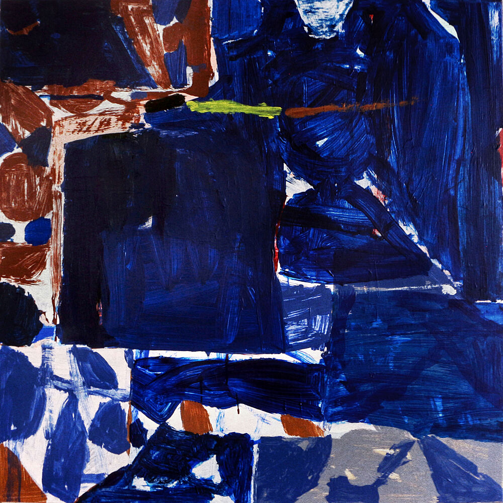 Deep Blue Abstraction art print by Vered Gersztenkorn for $57.95 CAD