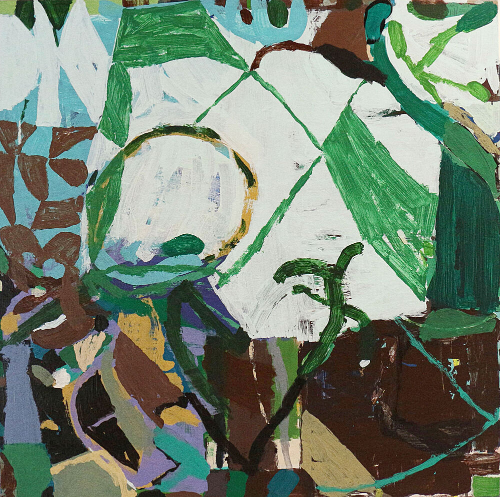 Abstract Geometric Green art print by Vered Gersztenkorn for $57.95 CAD