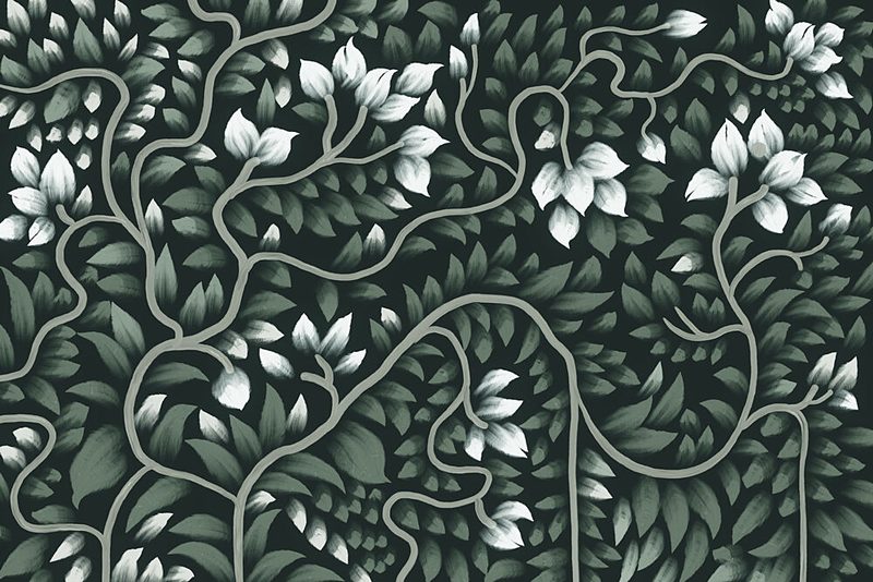 Dark Botanical Bloom art print by Josie George for $57.95 CAD