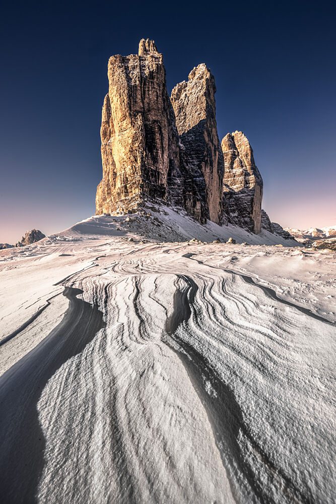 Golden Winter Peaks art print by LI Ying for $57.95 CAD
