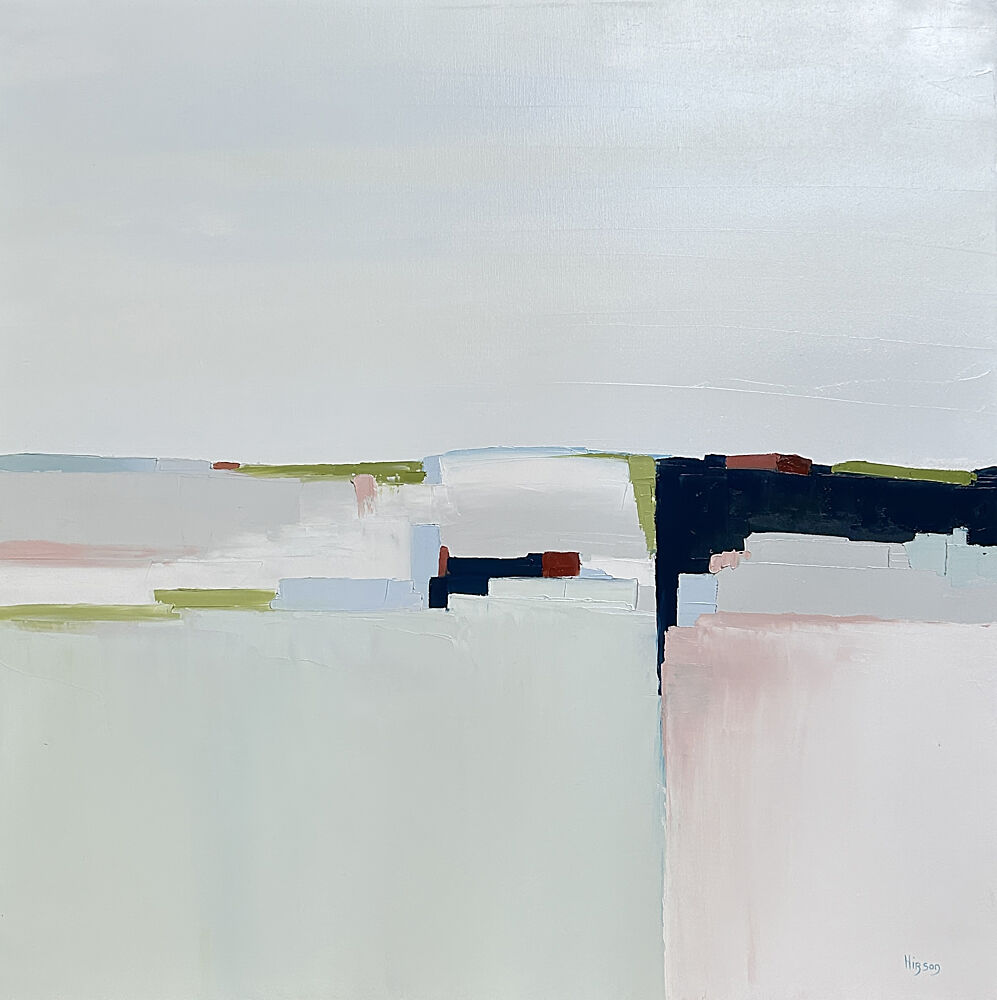 Serene Abstract Landscape art print by Sandrine for $57.95 CAD