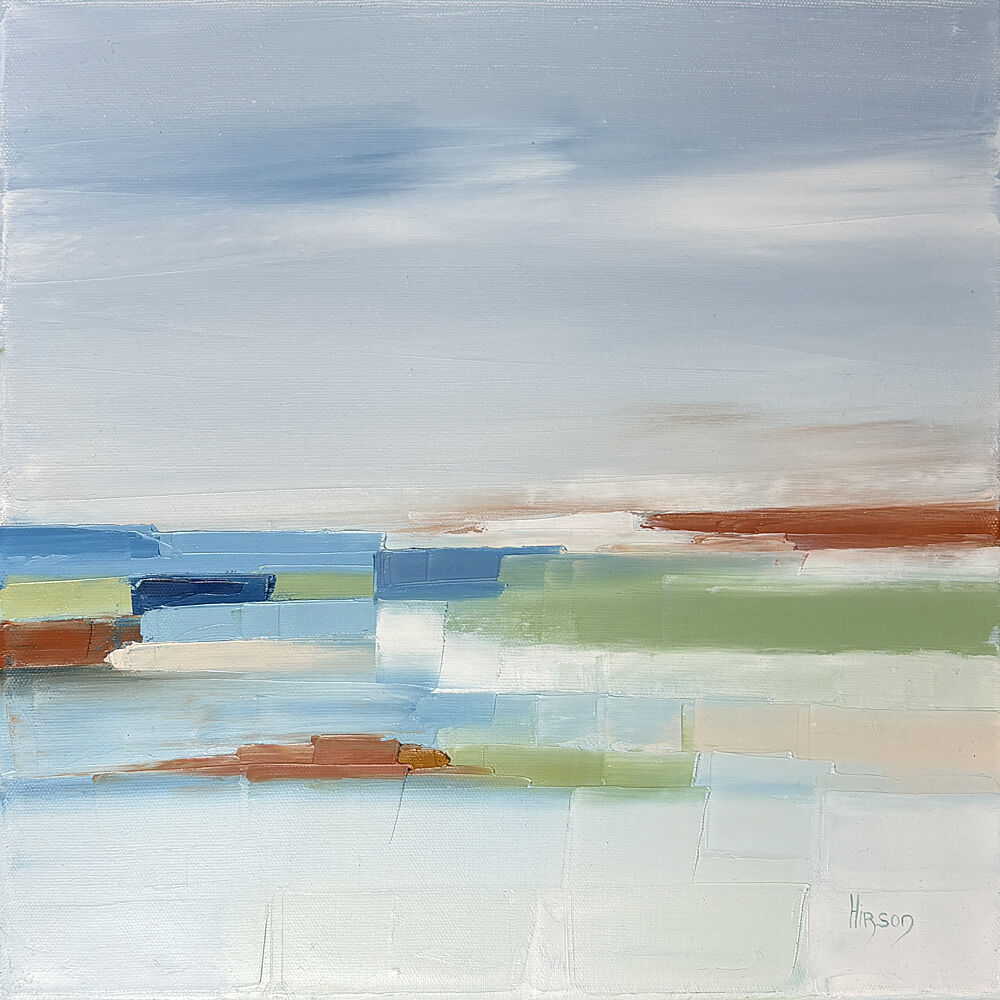 Serene Abstract Horizon art print by Sandrine for $57.95 CAD