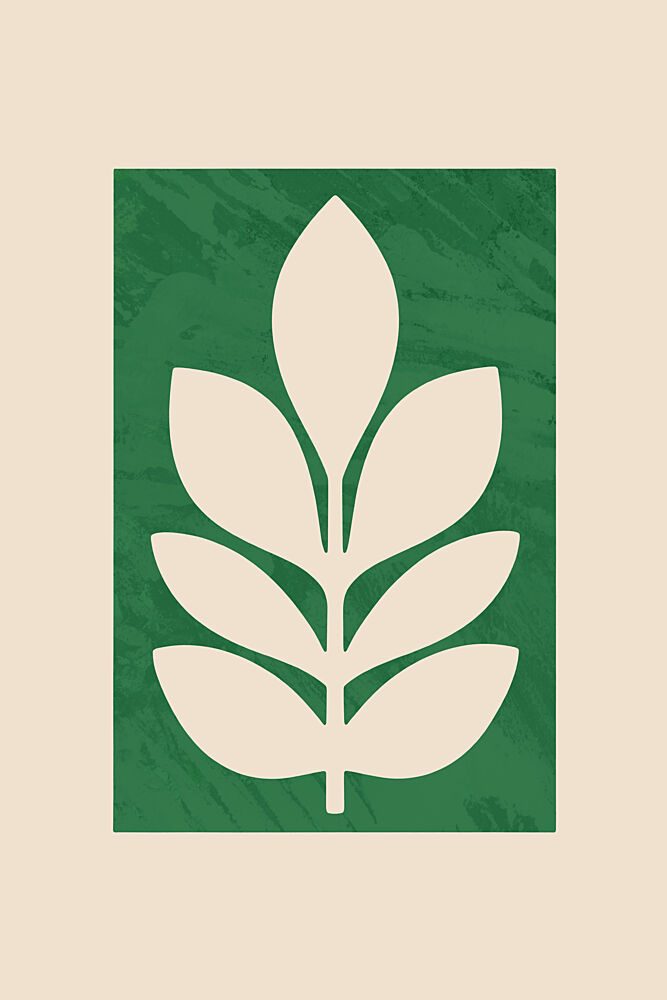 Simple Botanical Stem art print by Cartissi for $57.95 CAD
