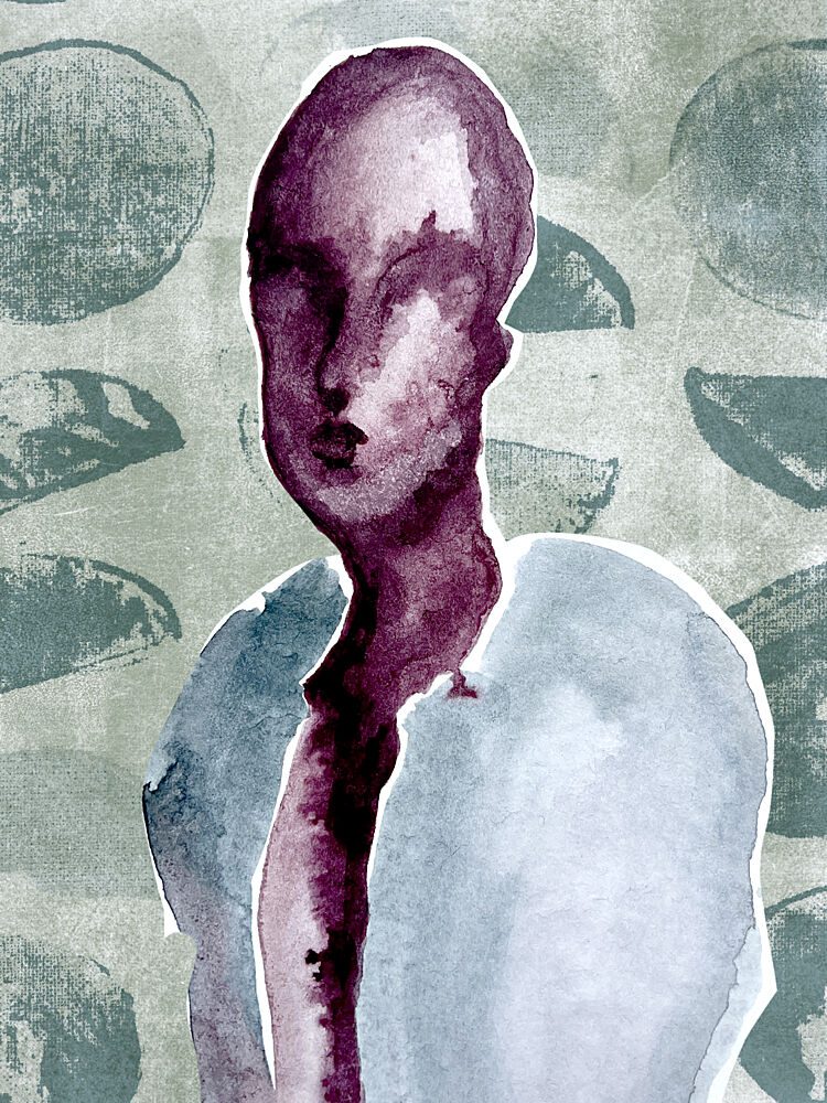 Abstract Person art print by Christina Misuro for $57.95 CAD