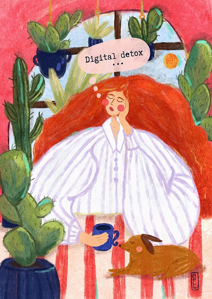Digital Detox Morning art print by Dirkie Nell for $57.95 CAD