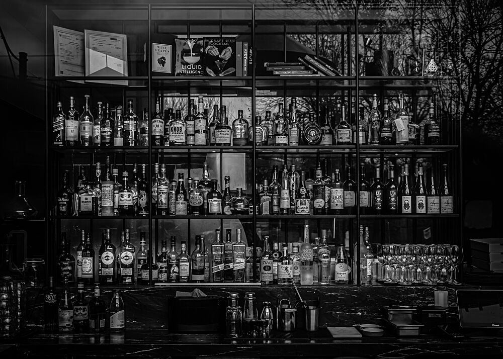 Classic Bar Bottles art print by The Learning Curve Photography for $57.95 CAD