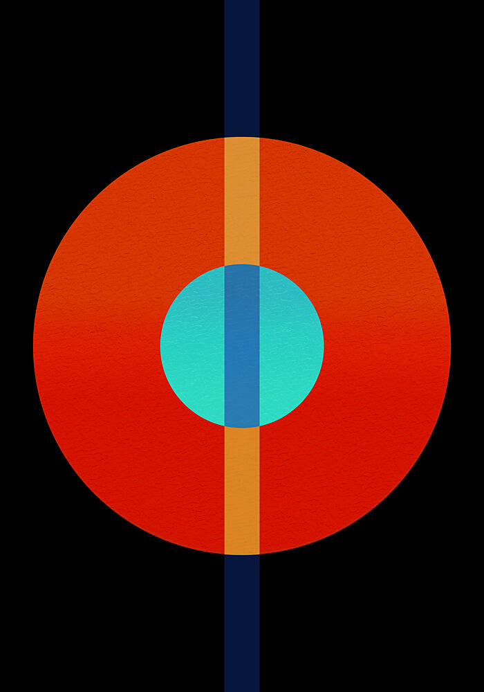 Abstract Circles Vertical Line art print by Jonatan Appelfeldt for $57.95 CAD