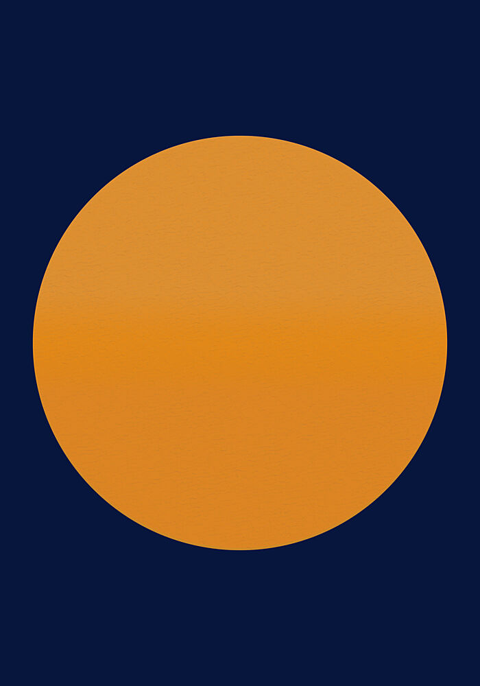 Golden Orb Blue Sky art print by Jonatan Appelfeldt for $57.95 CAD