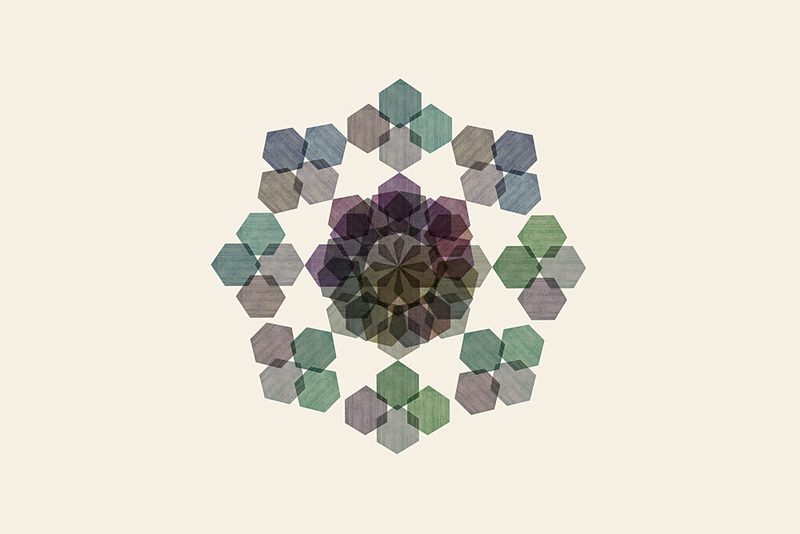 Intricate Hexagon Mandala art print by Cartissi for $57.95 CAD