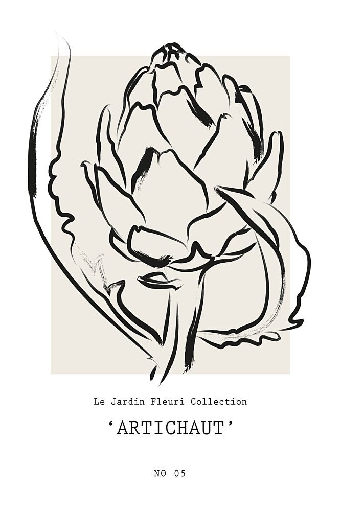 Artichaut art print by Treechild for $57.95 CAD