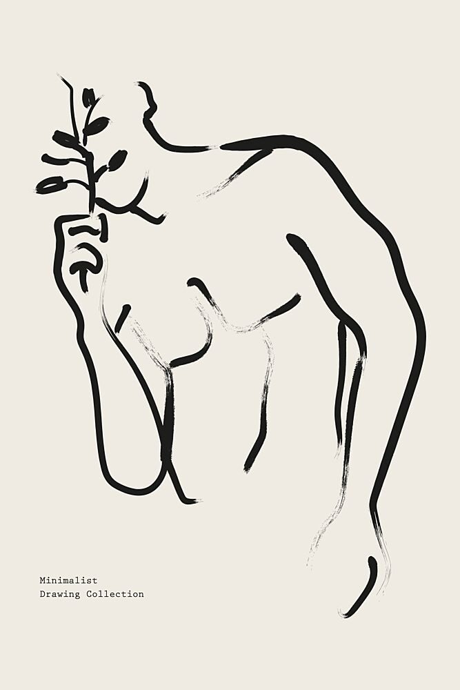 Minimalistdrawingcollectionno05 art print by Treechild for $57.95 CAD