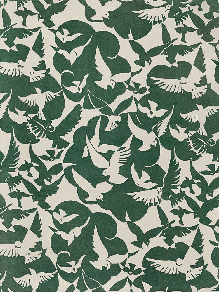 Soaring Doves Pattern art print by Wild Violets for $57.95 CAD