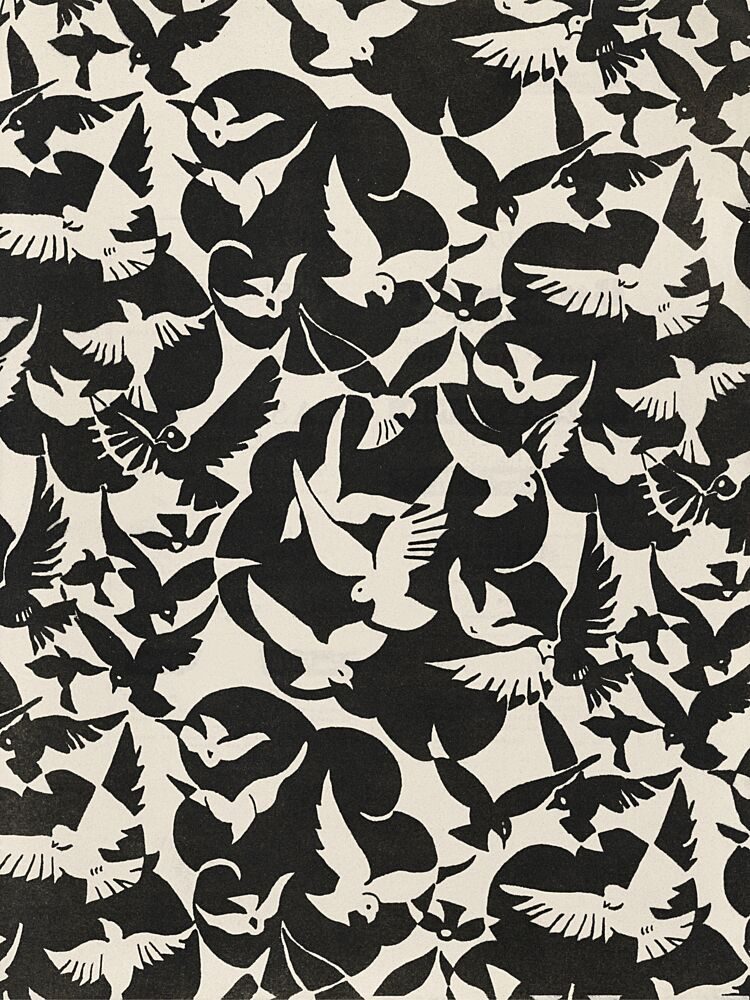 Flying Doves Pattern art print by Wild Violets for $57.95 CAD
